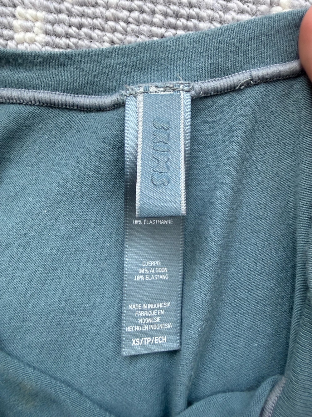 Skims Cotton Jersey T-Shirt in Size XS - Picture 5 of 5